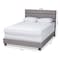 Baxton Studio Ansa Grey Upholstered Full Size Bed 159-9763 - alternate 3